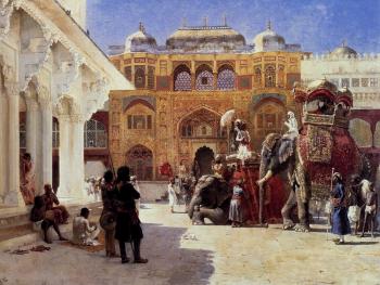 Edwin Lord Weeks : The Rajah, At the Palace of Amber